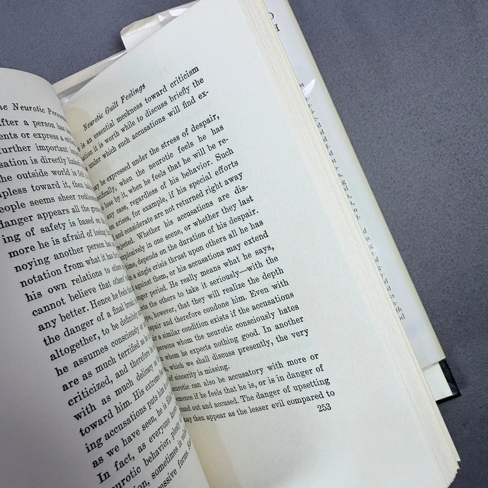 Karen Horney The‎ Neurotic Personality of Our Time Hardcover 1964 Psychology